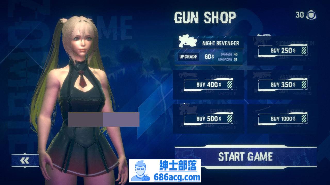 【3D动作/ACT/全动态】赛博女孩：绅士丧尸 STEAM官方中文步兵版【新作/CV/2G】-歪次元