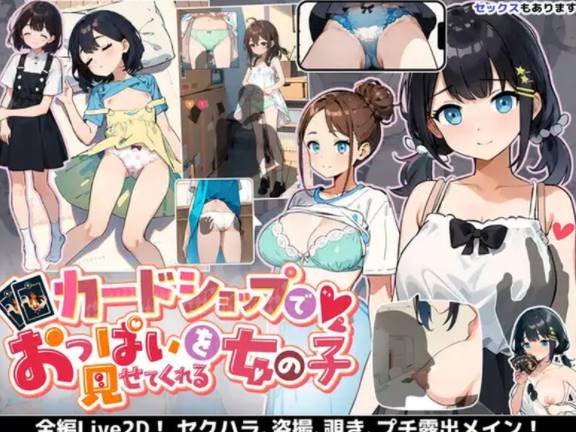 【SLG/互动/8月新作】在卡牌店里展示胸部的女生（カードショッ… [PC+1.7G]-歪次元